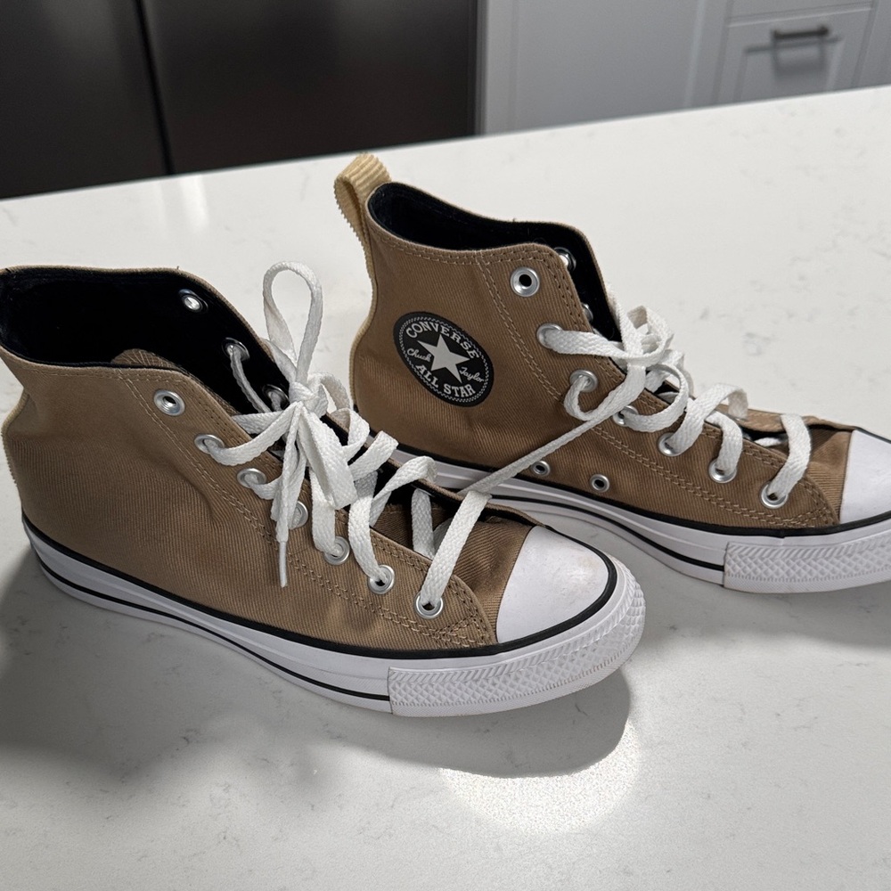 Converse Brown High-Top Sneakers